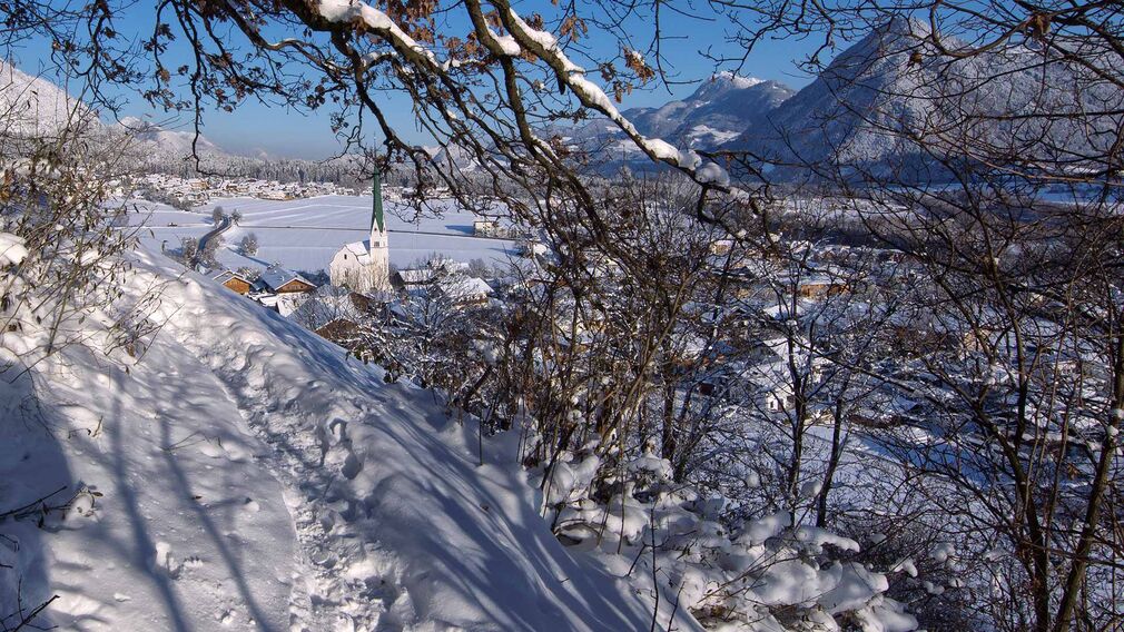 Winterwanderung am Wiesinger Bühel
