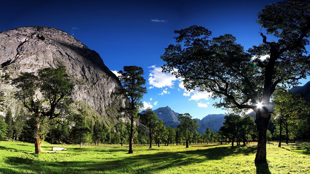 am Plumsjoch - Ausblick ins Karwendel