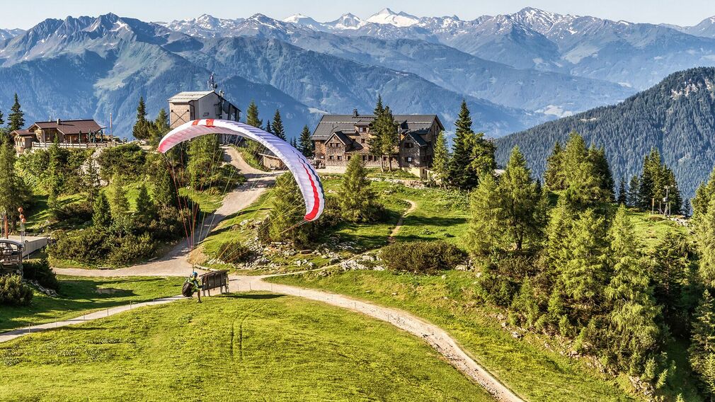 Dalfaz Alm mit Ausblick aufs Karwendel