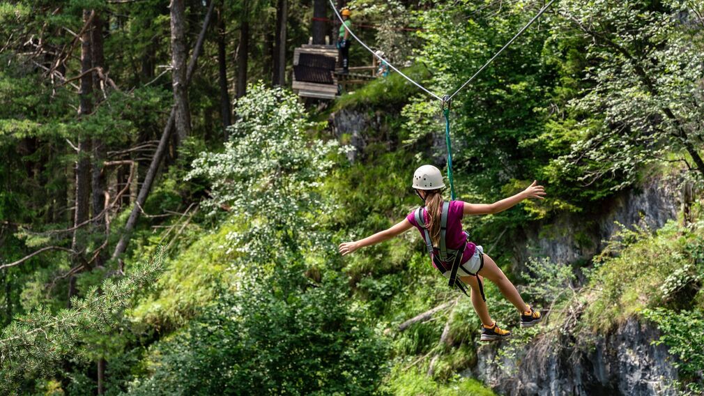 im Abenteuerpark Achensee in Achenkirch