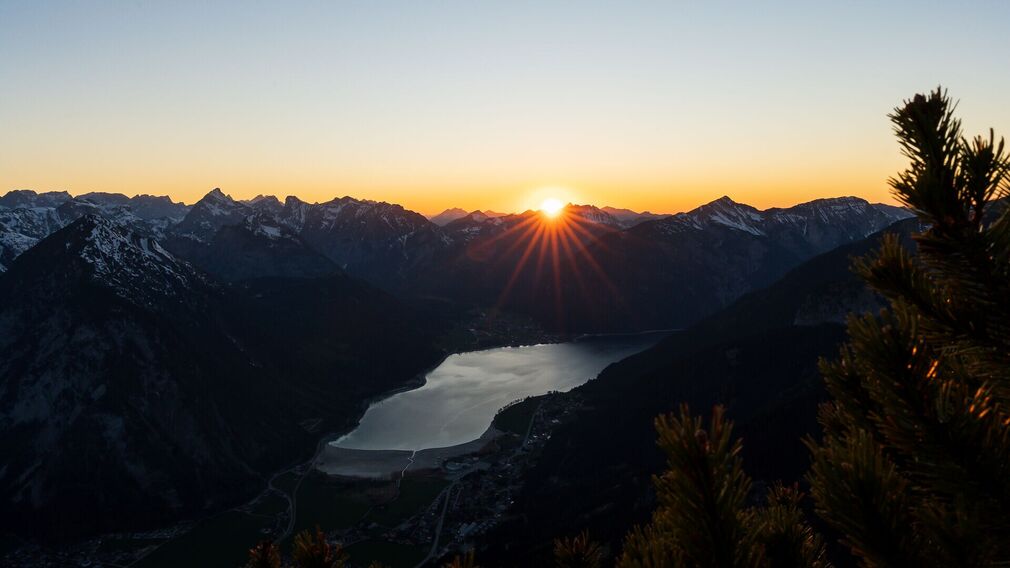 fantastischer Ausblick vom Ebner Joch zum Achensee