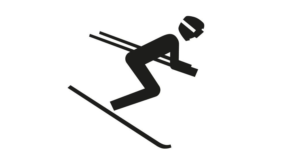icon alpine skiing