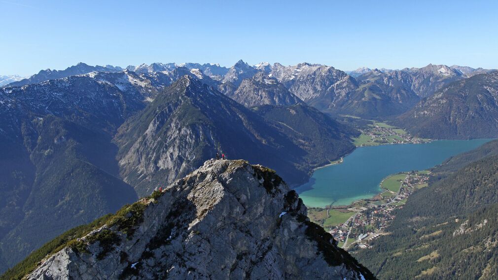 fantastischer Ausblick vom Ebner Joch zum Achensee