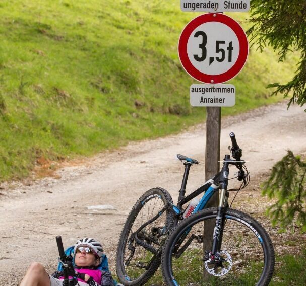 auf dem Weg zur Gufferthütte