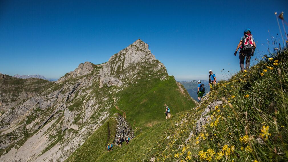 Abstieg vom Spieljoch