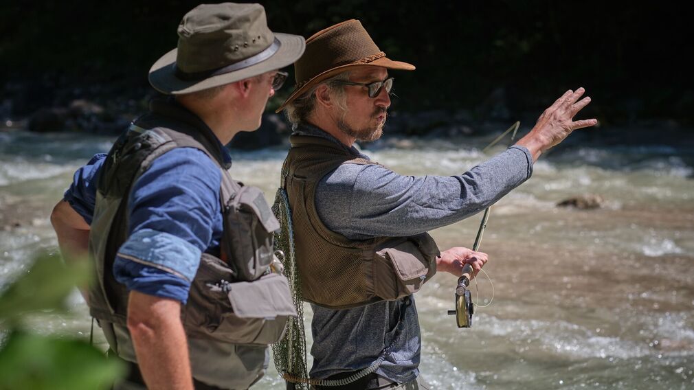 Logo Fliegenfischen mit Herz