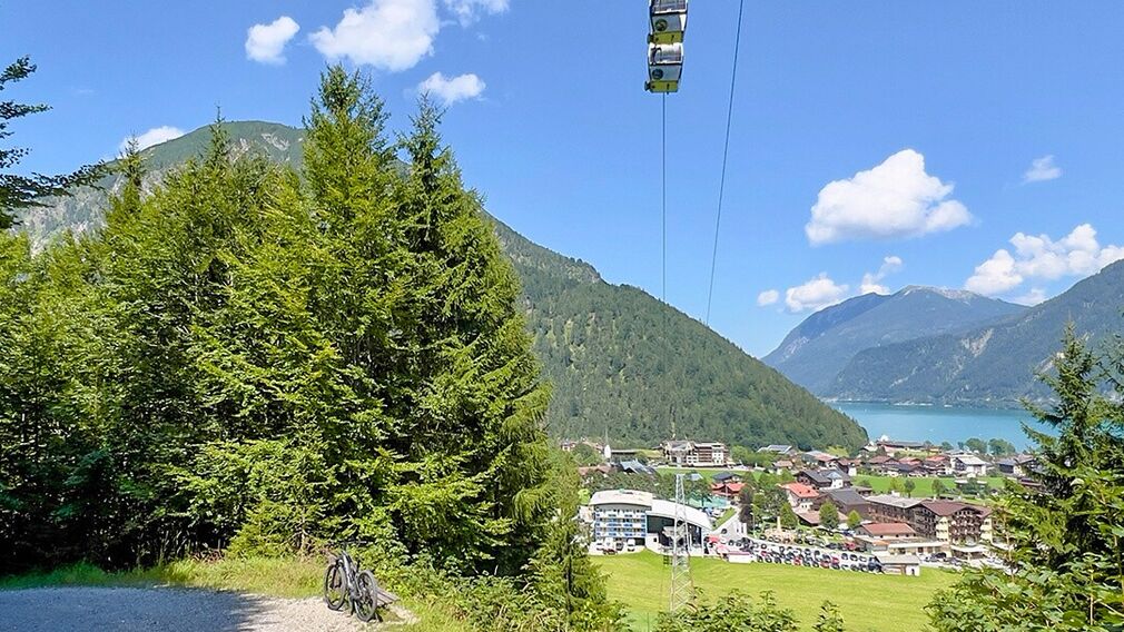 am Beginn der MTB Route 436 Panoramaweg