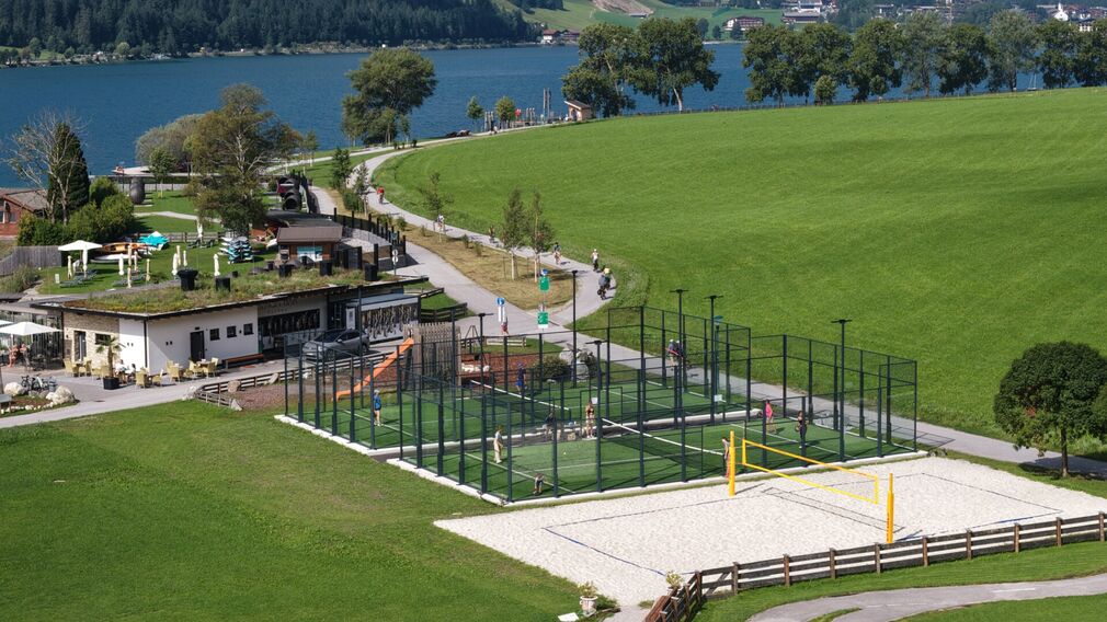 Die neuen Padel-Plätze in Buchau in Maurach sind seit Ende Juli 2026 geöffnet.