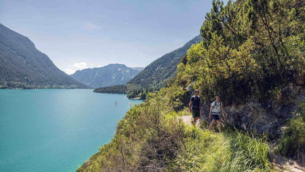 der Weg zwischen Pertisau, Gaisalm und Achenkirch bietet tolle Panoramablicke auf den Achensee