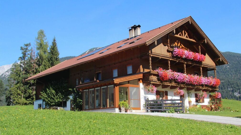 on the way in Steinberg am Rofan