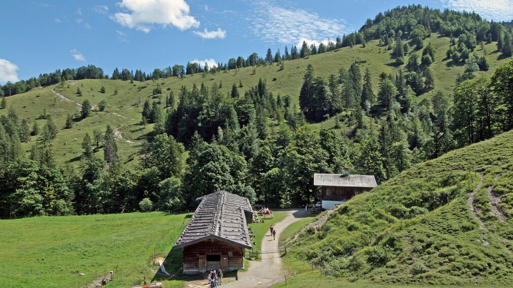 Blick auf Achenkirch in Richtung Achensee