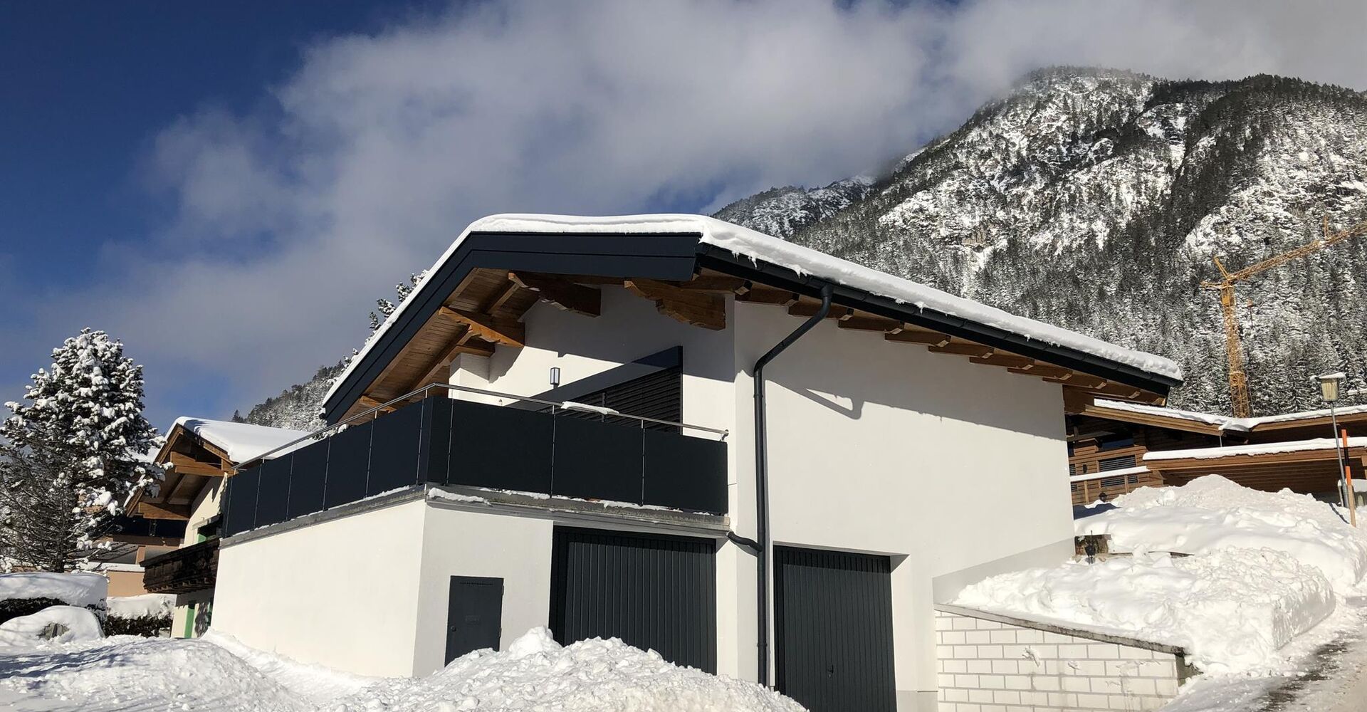 Ferienhäuser Schwarzmann Winteransicht 2