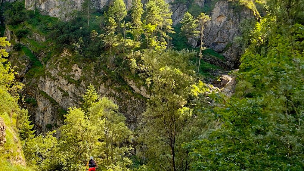 auf dem Weg zur Gufferthütte
