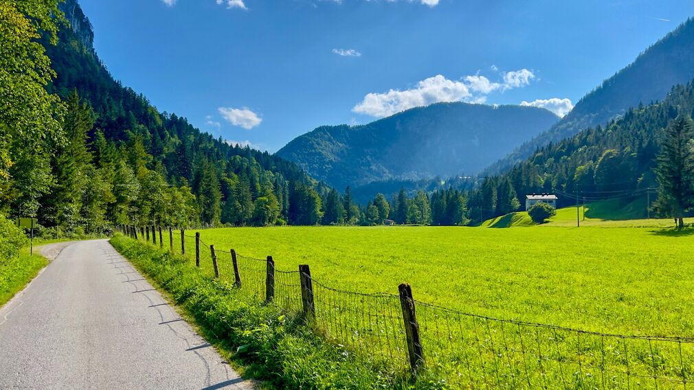 auf dem Weg zur Gufferthütte